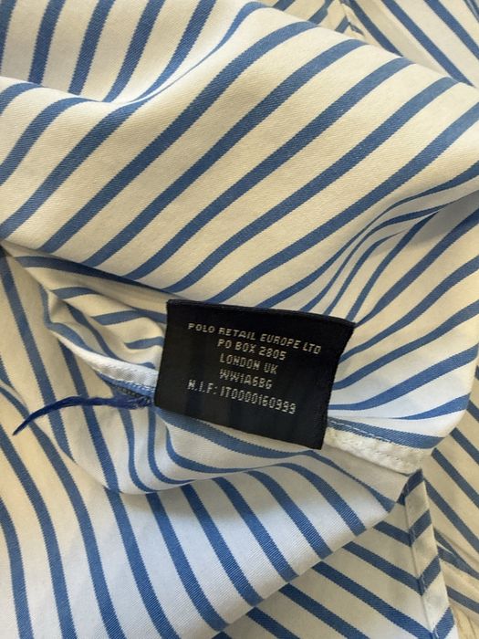 Ralph Lauren women’s shirt cotton striped logo casual