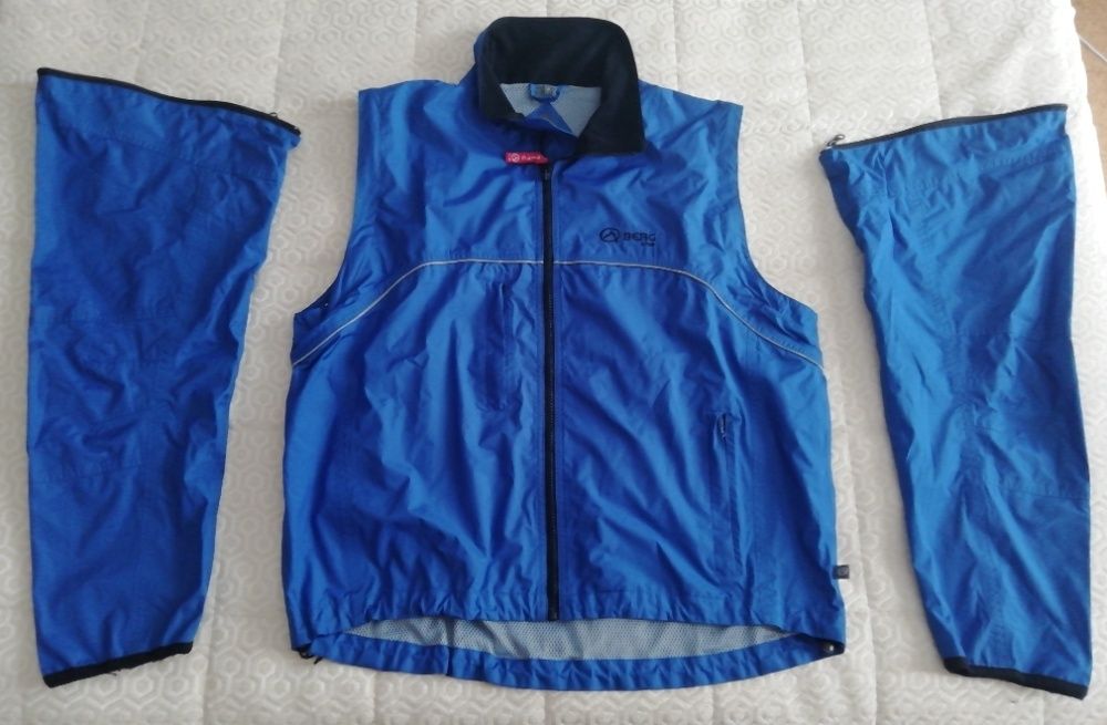 Blusão impermeável Berg - Mangas amovíveis - Tam. M - Homem