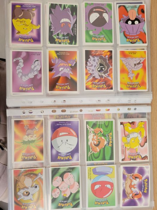 Coleção Completa Pokémon Boomer 1999 – 150 Cromos em Estado Impecável