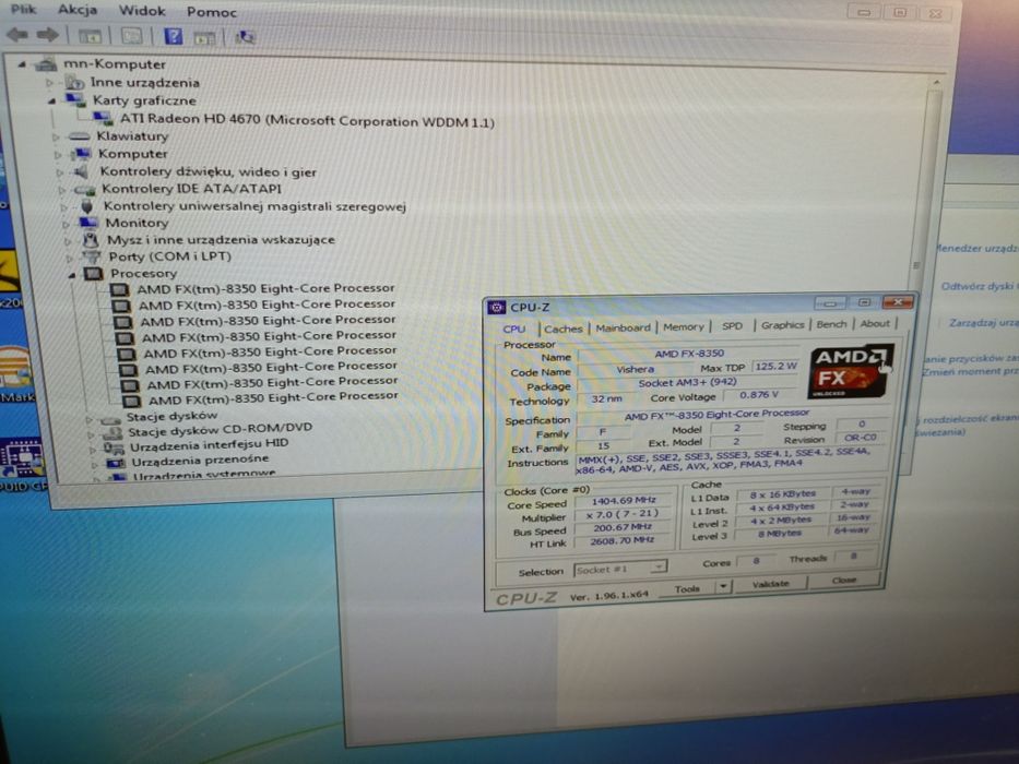 Płyta główna 990fx z AMD fx 8 rdzeni