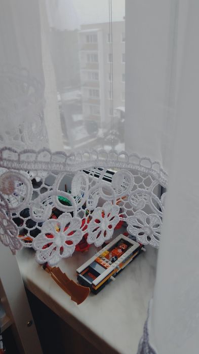 Piękna firana gotowa woal z gipiurą