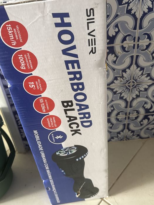 Hoverboard silver novo