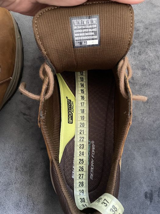 Оригінальні шкіряні кросівки черевики  Skechers Craster Fenzo 46/30см