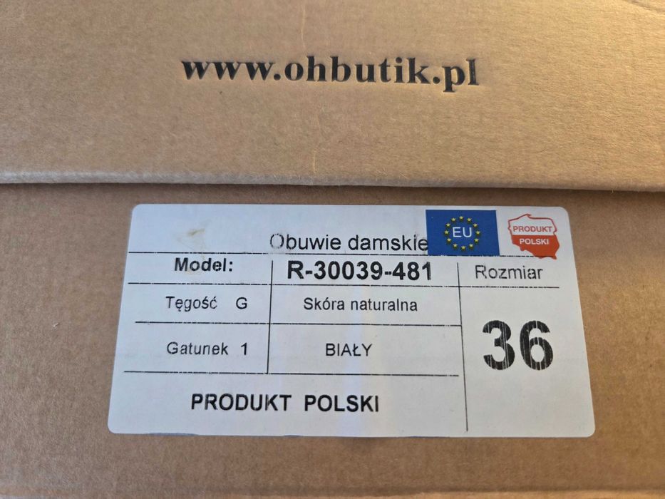 Trampki skórzane zamsz rozmiar 36