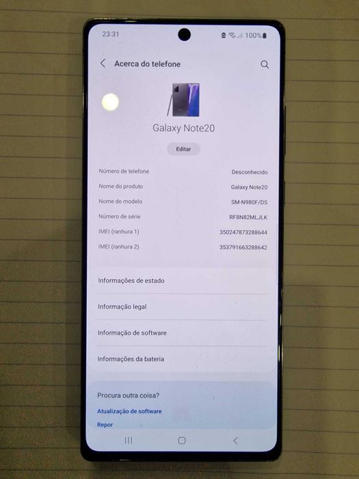 Samsung Note20 256GB (SM-N980F/DS)