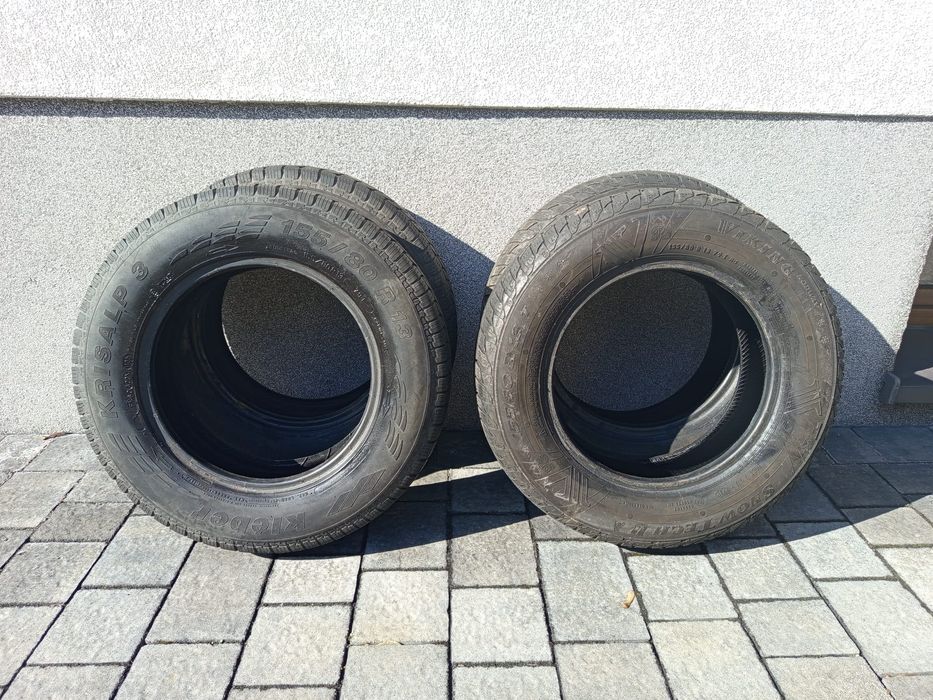 Używane opony letnie 155/80  13