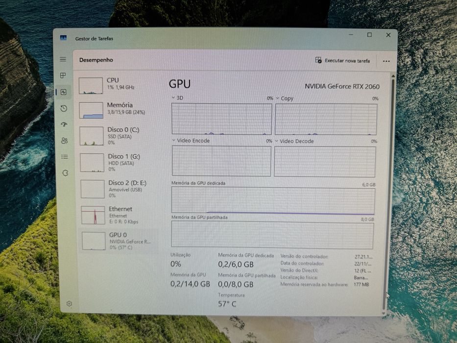 Computador Gaming i7 9700+RTX2060
