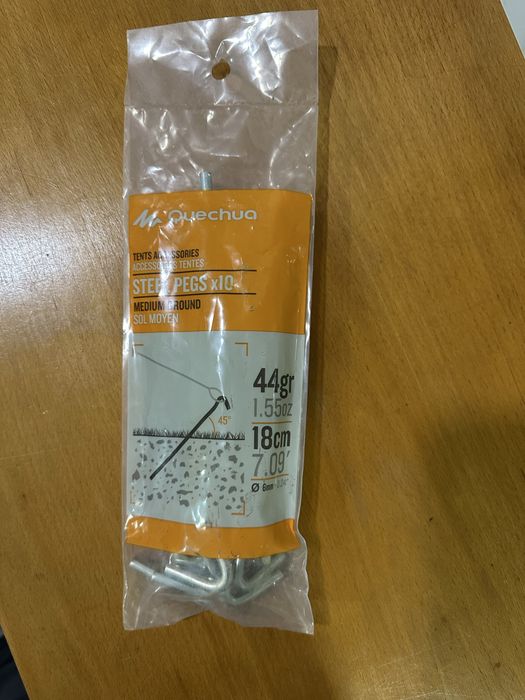 Estacas para tendas e toldos da Decatlon