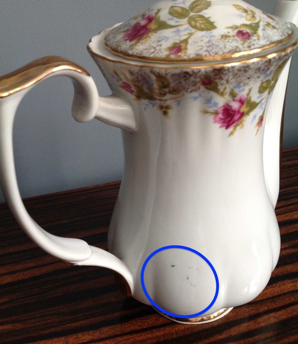 Chodzież Iwona Złota Róża imbryk + świecznik