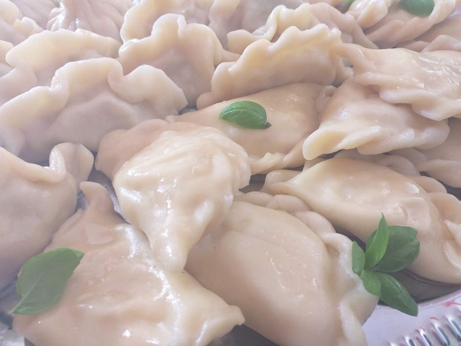 Pierogi wigilijne z kapustą i grzybami