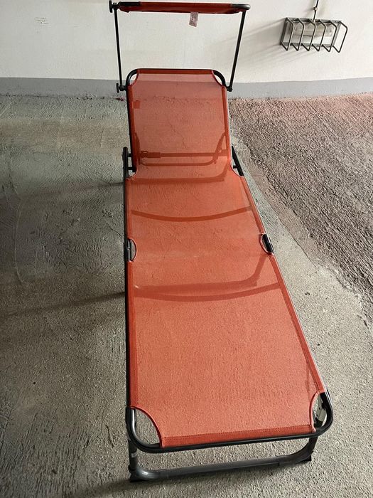 Espreguiçadeira dobrável para jardim/varanda/praia