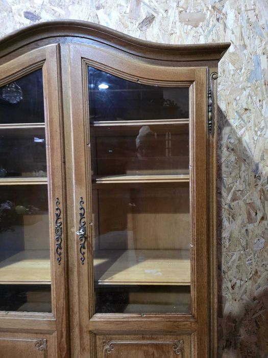Biblioteka / witryna Ludwik – dąb, przeszklona #2390 Stylowy Węgrów