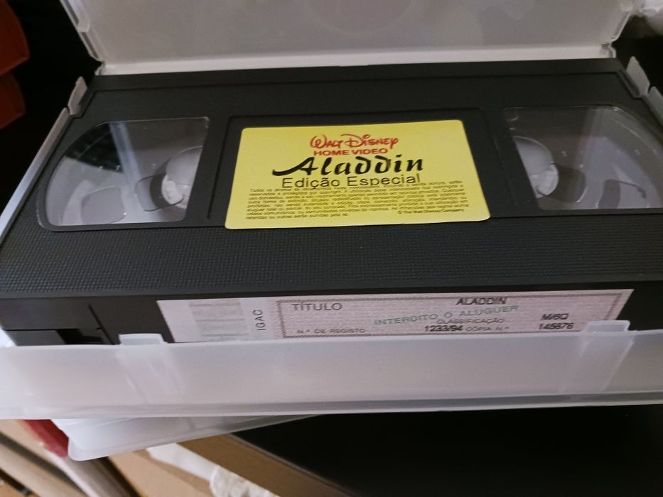 ALADIN  ( Aladino ), Disney ,  VHS