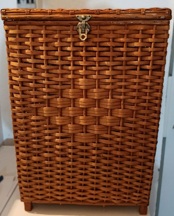 Cesto de verga c/ tampa