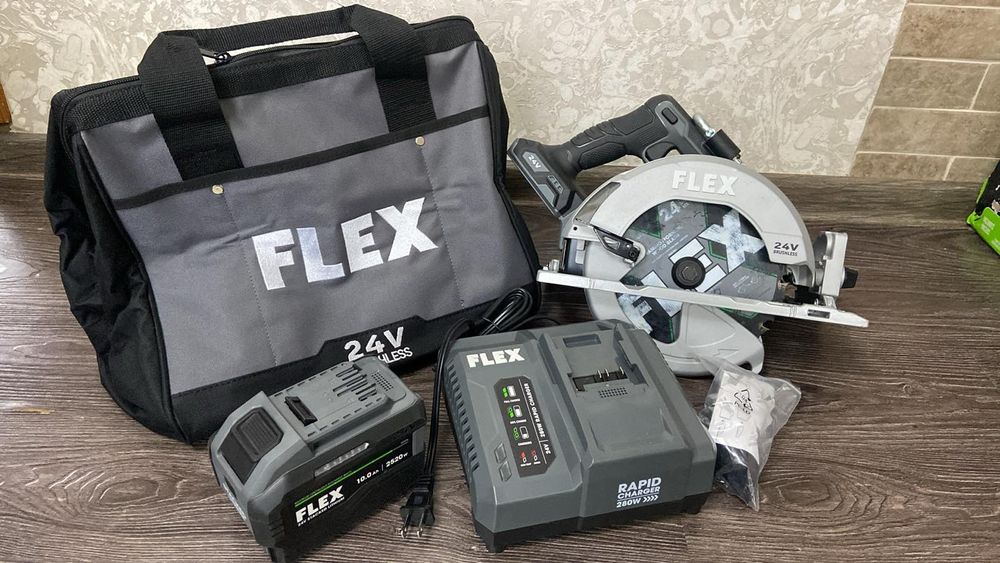 Flex 24 V Brushless Circular Saw Kit FX2141-1J 184мм диск