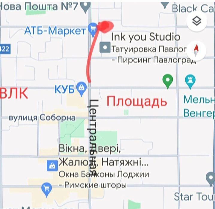 ЦЕНТР.КУБ.СВЕТ.ул. Центральная.2й этаж. 1-2 квар.