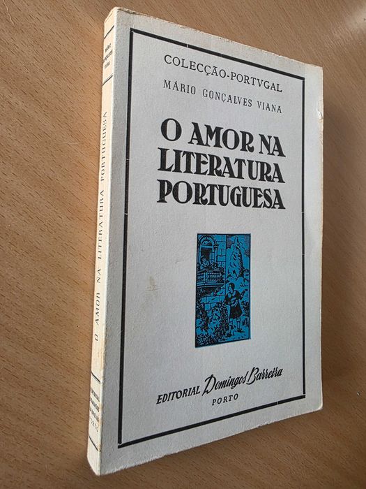 Livro "O Amor na Literatura Portuguesa" de Mário Gonçalves Viana