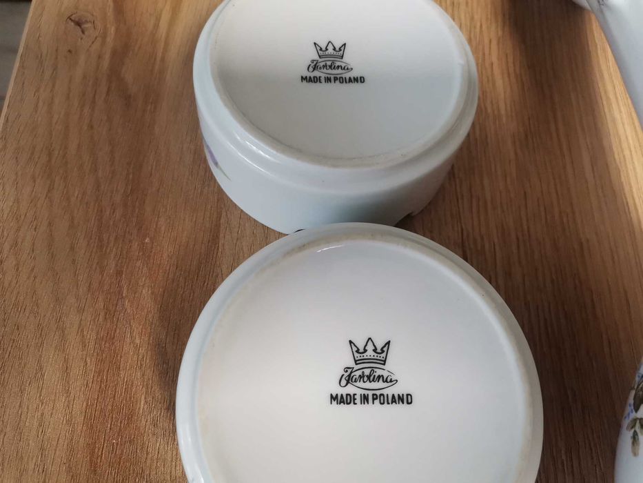 Stara porcelana PRL szkło Made in Poland Karolina, Chodzież