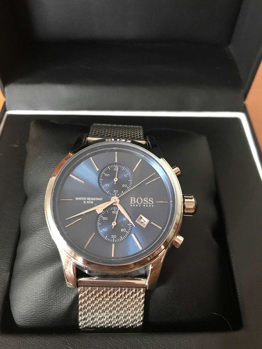 Relógio Hugo Boss Prateado & Azul
