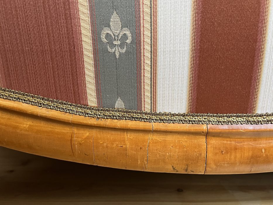 Antyczna sofa/kanapa w stylu Ludwik, drewno, Super Stan, Po renowacji