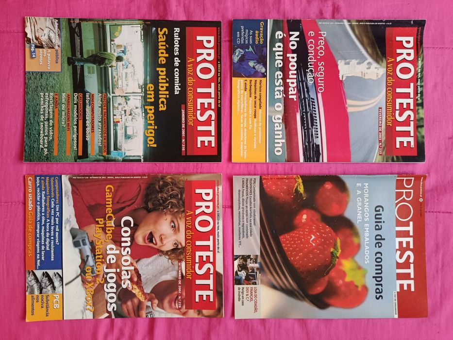28 revistas PRO TESTE
