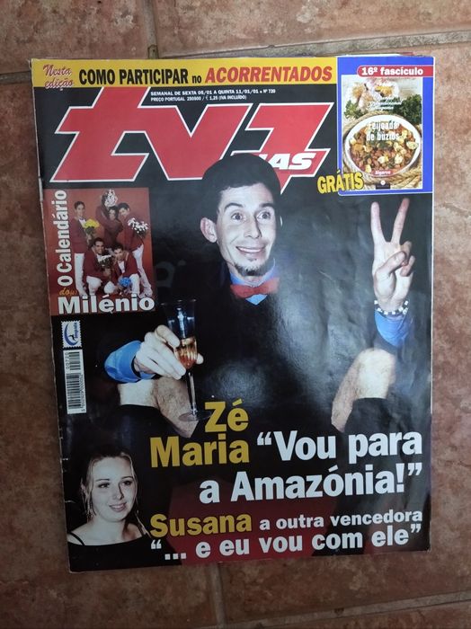 Revista TV7dias de janeiro de 2001