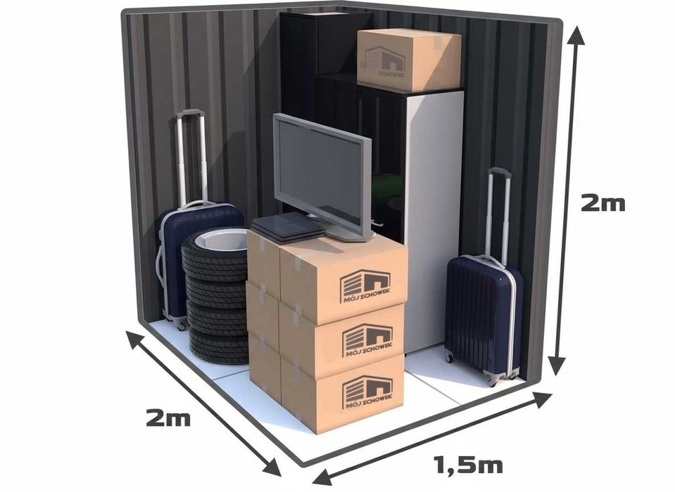 Magazyn Self Storage 3 m² – 24/7 Mój Schowek już od 12,3 zł/dzień