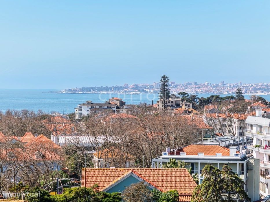 Vá a pé para a praia, Penthouse T4, Terraço e Vista Oceano, Parede