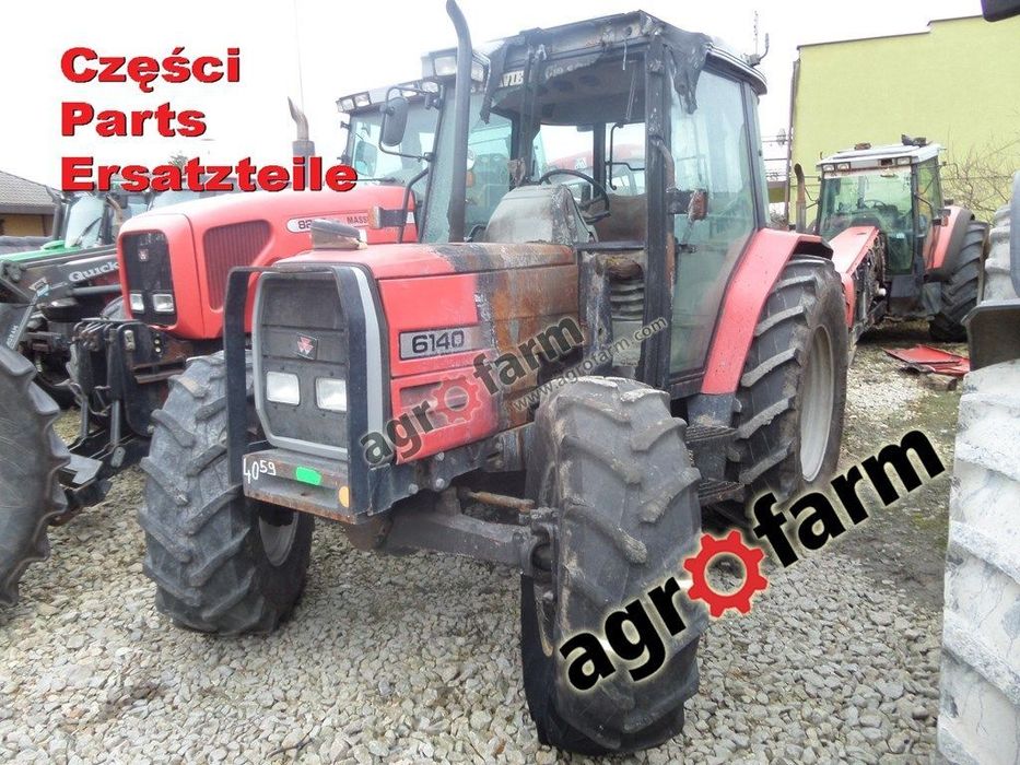 Massey Ferguson 6140 części, skrzynia biegów, oś