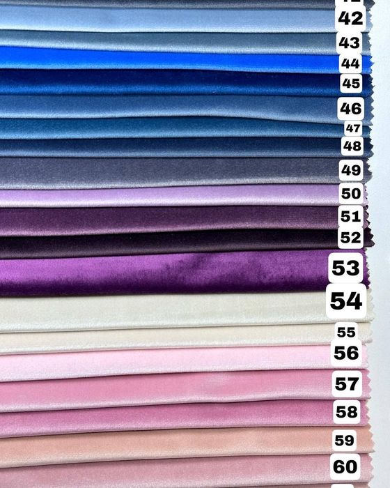 Комплект штор оксамит в ліловому кольорі