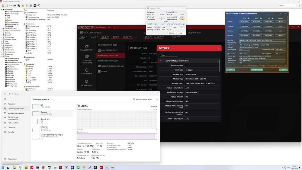 AMD DDR4 32Gb Radeon R9 3200 MHz (R9S416G3206U2S)