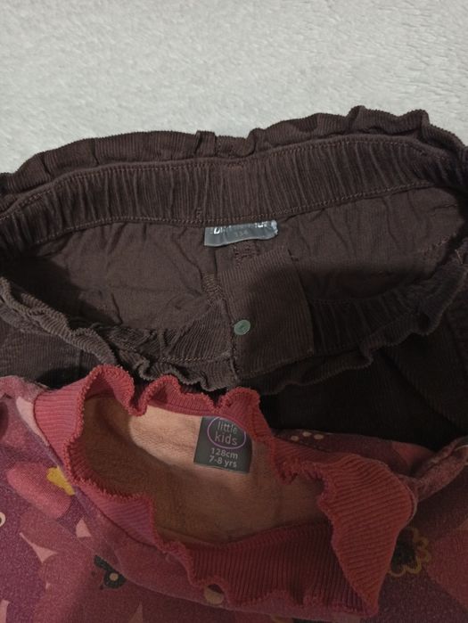 Zestaw bluza + spódniczka r 128 (7-8 lat)