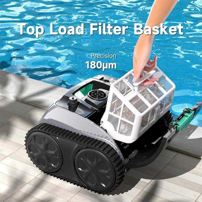 Robot de Piscina a Bateria Fundo, Paredes e Linha de Água - E-tron i20