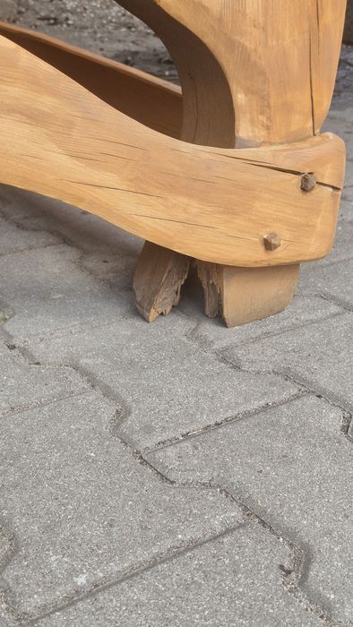 Meble ogrodowe drewniane zestaw komplet
