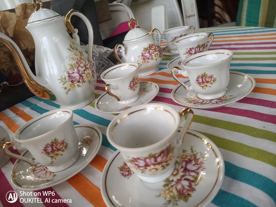 Zestaw kawowy z porcelany