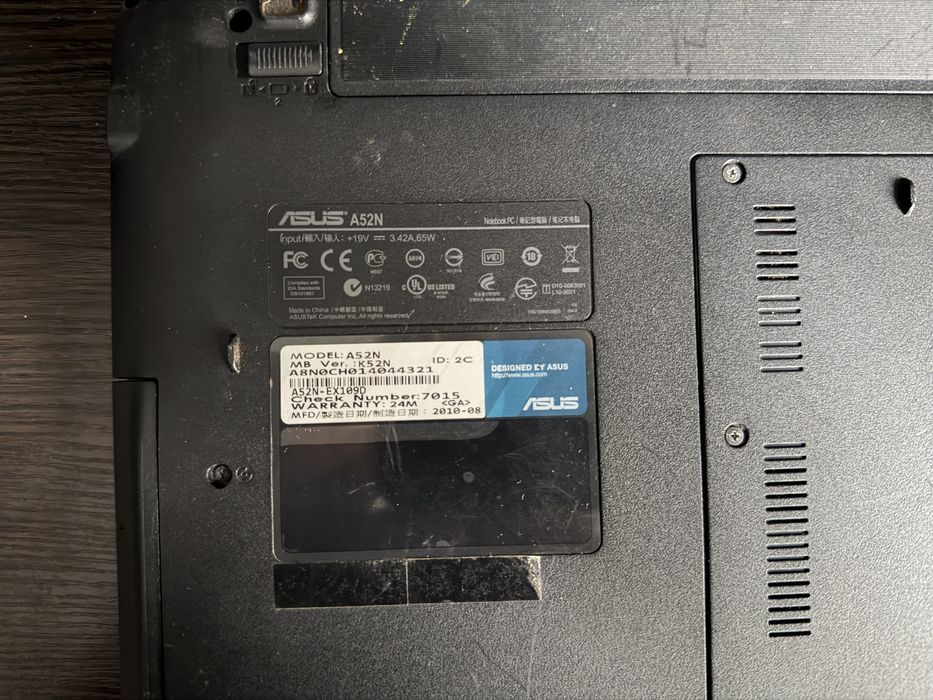 Ноутбук Asus a52n
