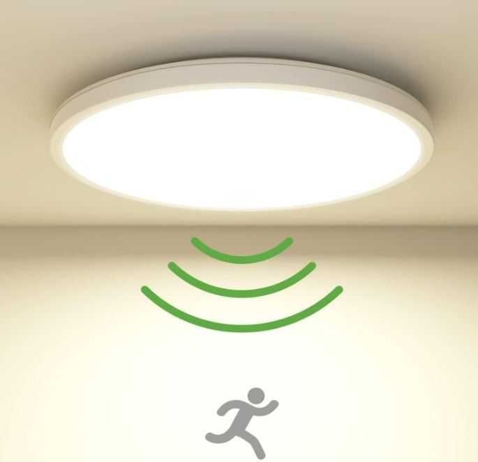 Lampa sufitowa Z Czujnikiem LED 18 W 1800 lm 4000 K 22cm