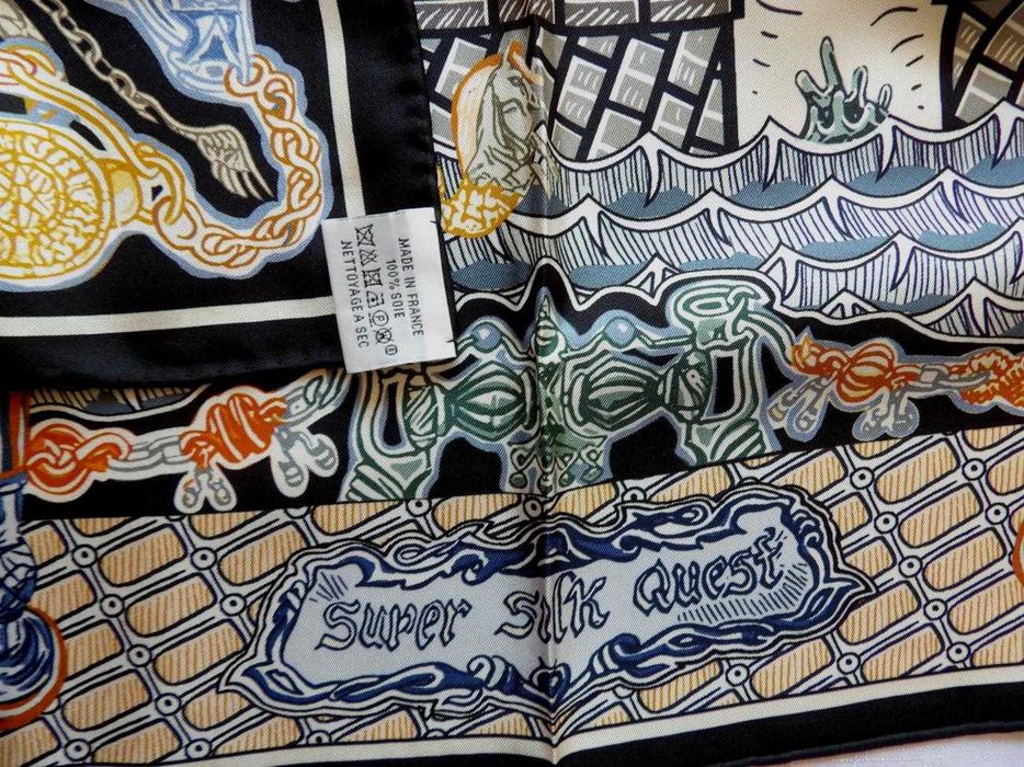 Apaszka Jedwabna Hermes twill silk