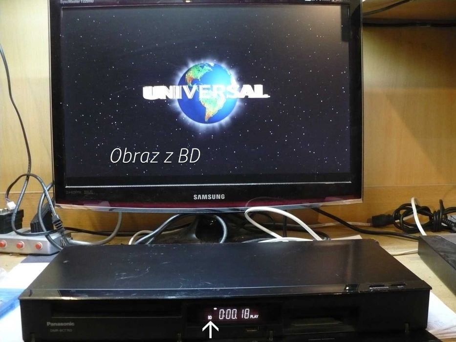 Panasonic DMR-BCT760 HDD 500Gb  nagrywa płyty Blu-ray, DVD ...