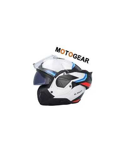 Nowy Kask szczękowy LS2 FF910 ADVANT II Triple white blue red r. 3XL