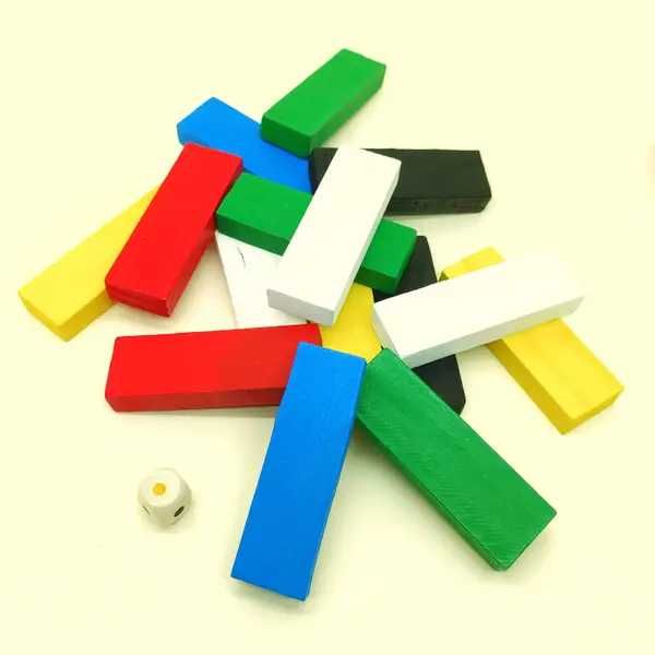 Игра Vega Color (вега, башня, дженга, джанга, jenga) Danko Toys