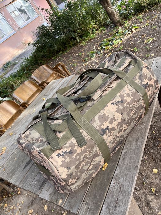 Сумка Баул рюкзак  «Олива», «Мультикам», «Піксель» на 100л