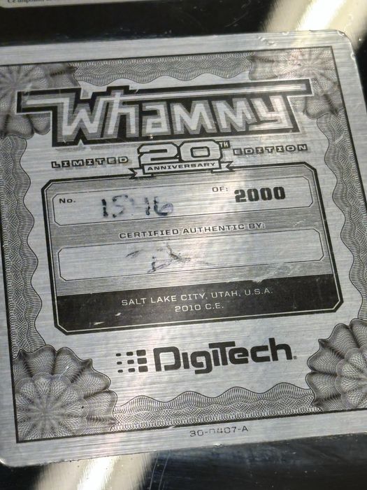 Whammy edicao limitada com caixa