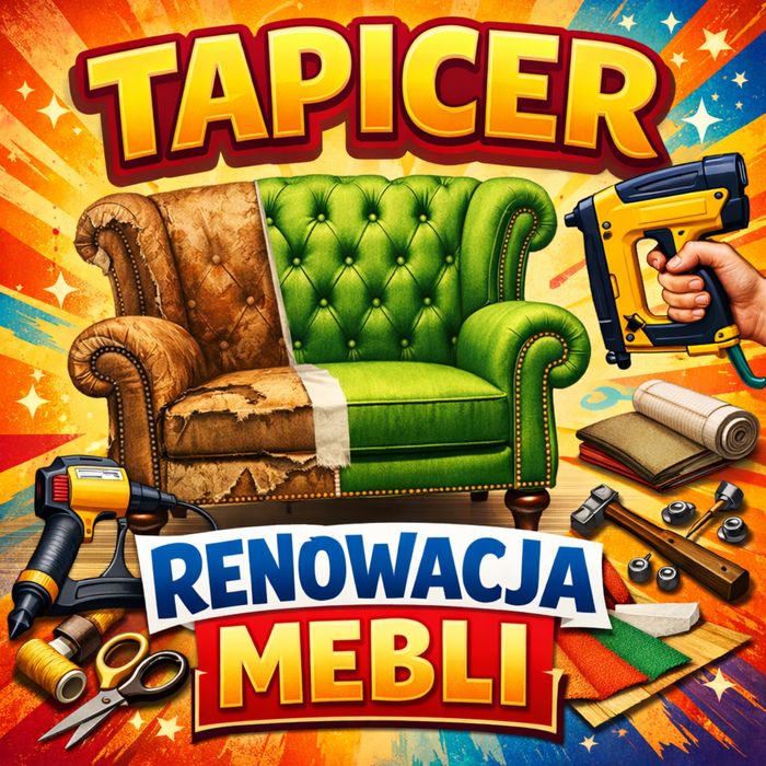 Renowacja mebli, tapicer, uslugi tapicerskie