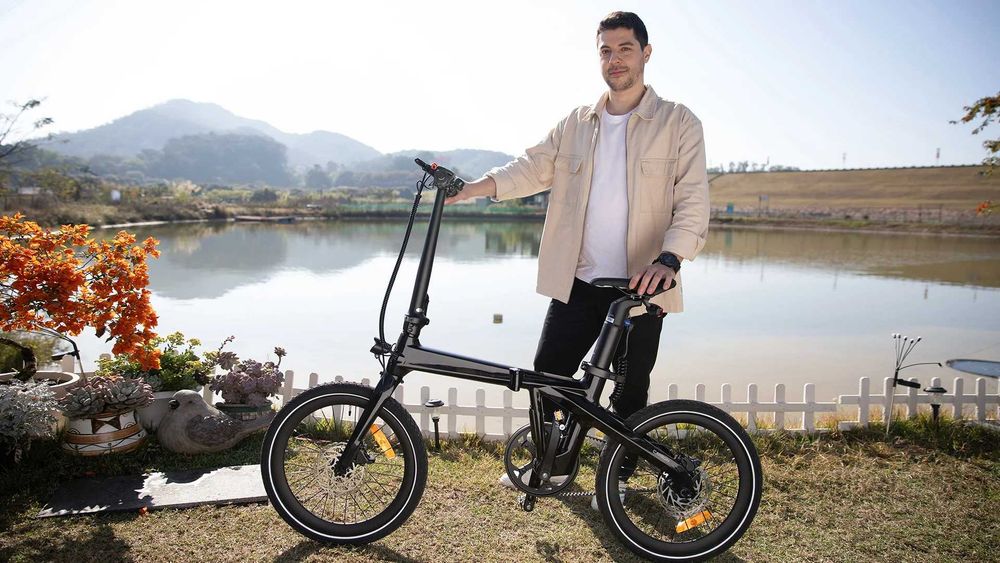 ADO Air Carbon super lekki składak 15.9kg 250W 9.6Ah do 100km pasek GPS