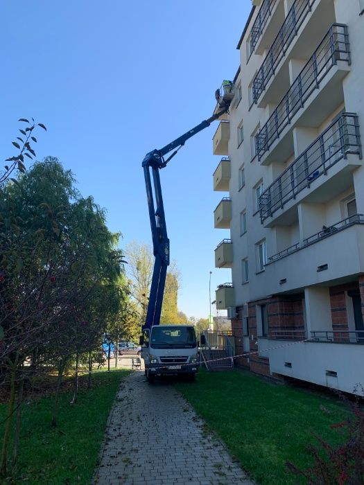 Usługi Zwyżka Podnośnik koszowy Rzeszów WYNAJEM 50m 28m 22m
