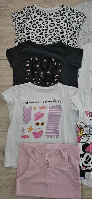 Zestaw 9 t-shirtów rozm. 134
