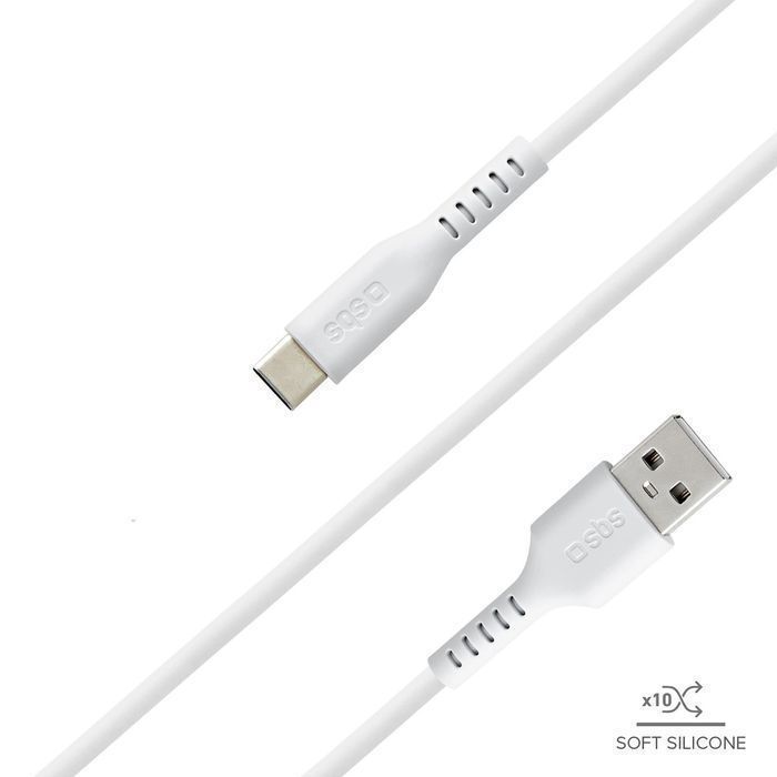 Kabel SBS TECABLEMICROC15W USB-A - USB-C 1,5m - biały