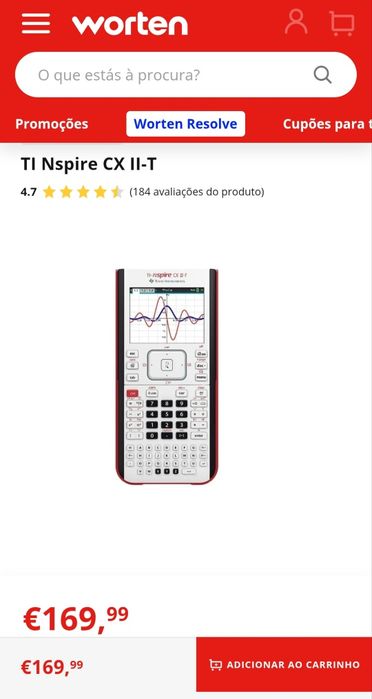 Ti-nspire CX II-T