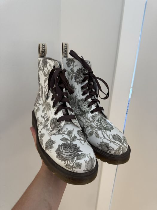 Buty glany wysokie Dr Martens pascal 1460 grey tapestry